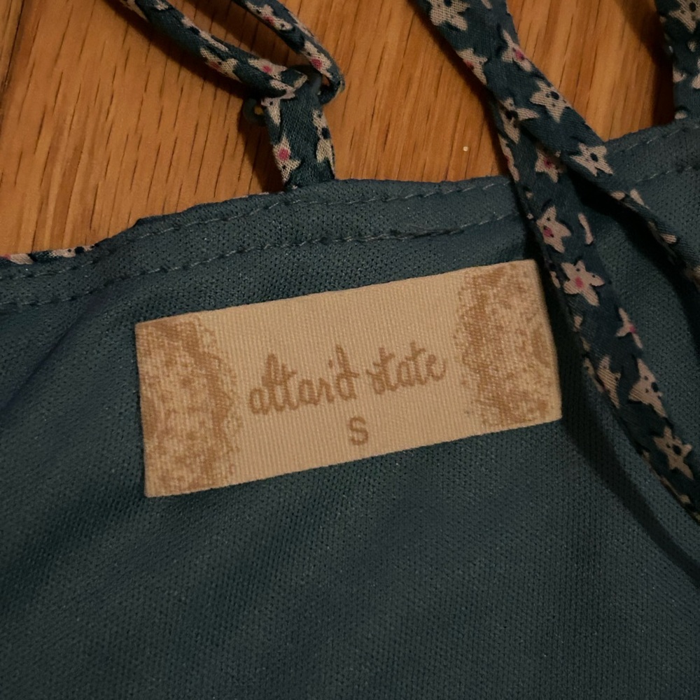 Blue floral sundress